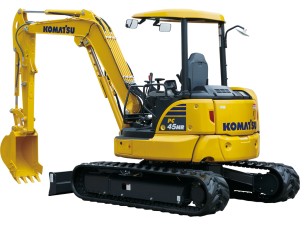 New Komatsu PC45MR-5 Hydraulic Excavator